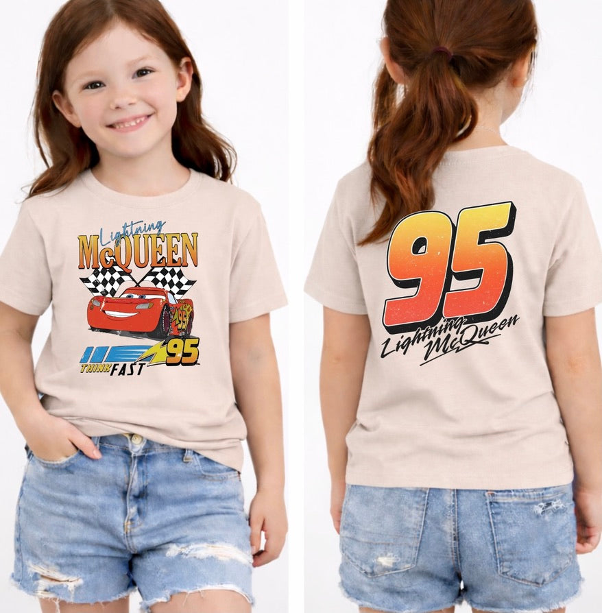 Lighting McQueen Disney Kids T-Shirt | Disney Everyday Tee | Disney Outfit