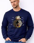 Mickey Mouse BB8 Disney Sweatshirt – Cozy Graphic Crewneck, Unisex Disney Style Jumper