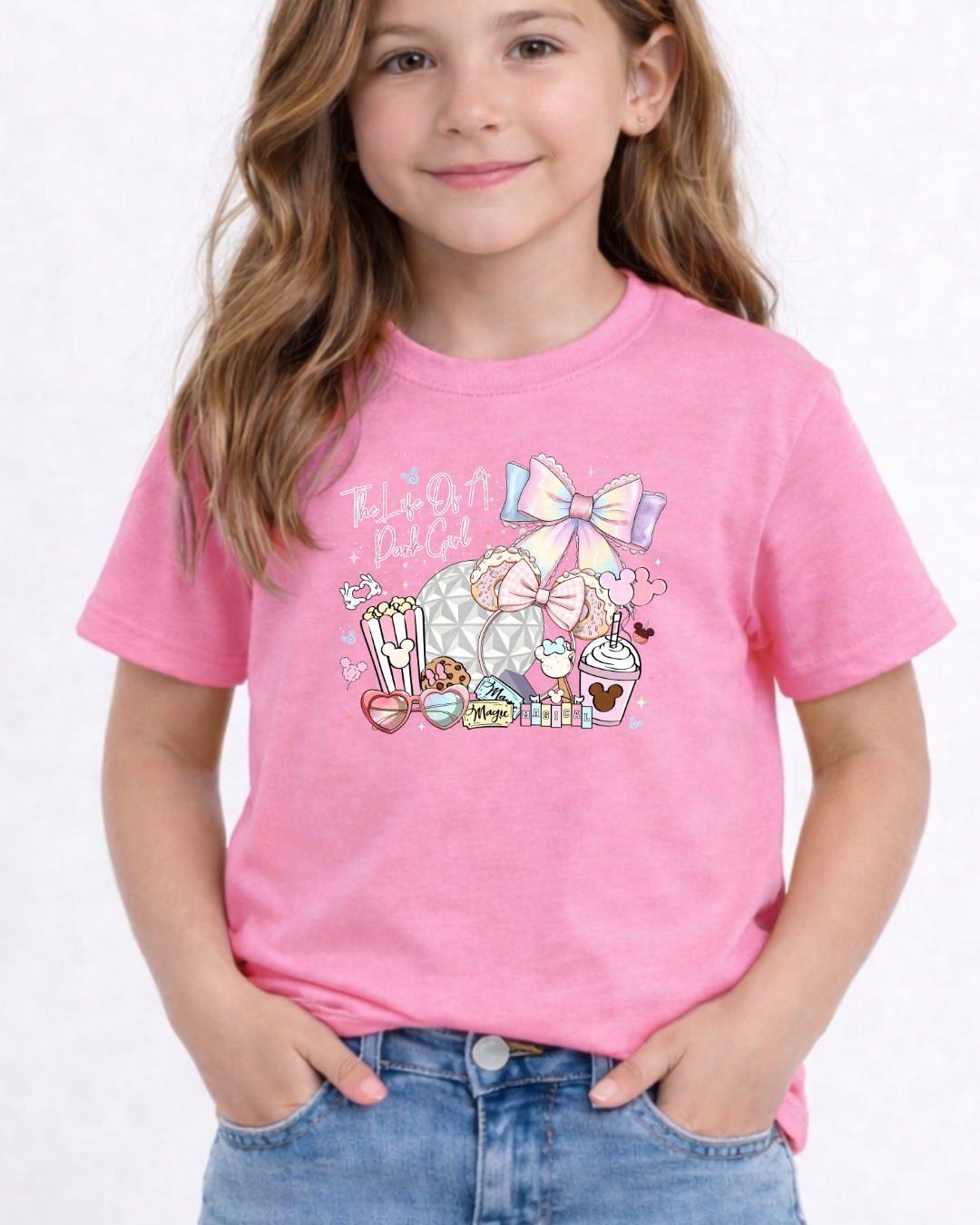 The Life Of A Park Girl Disney Kids T-Shirt | Disney Everyday Tee | Disney Outfit
