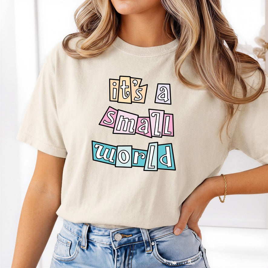 It's a small world Disney T-shirt, Disney fashion, Disney clothes, Disney tops, Disney tee, Disney lover
