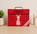 Personalised Summer Dress School Girl Book Bag – Custom Chibi Design 🎒✨