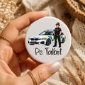 Personalised Police Officer Badge | Custom Police Button Badge | Personalised Police Gift | UK Police Officer Badge | Police Name Badge | Gift for Police Staff